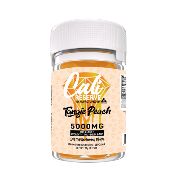 Extrax Cali Reserve (THC-X + THC-P + Hydroxy-11 + Delta 8 THC + Live Resin Terpenes) -Delta Gummies (5000mg x 6) - MK Distro