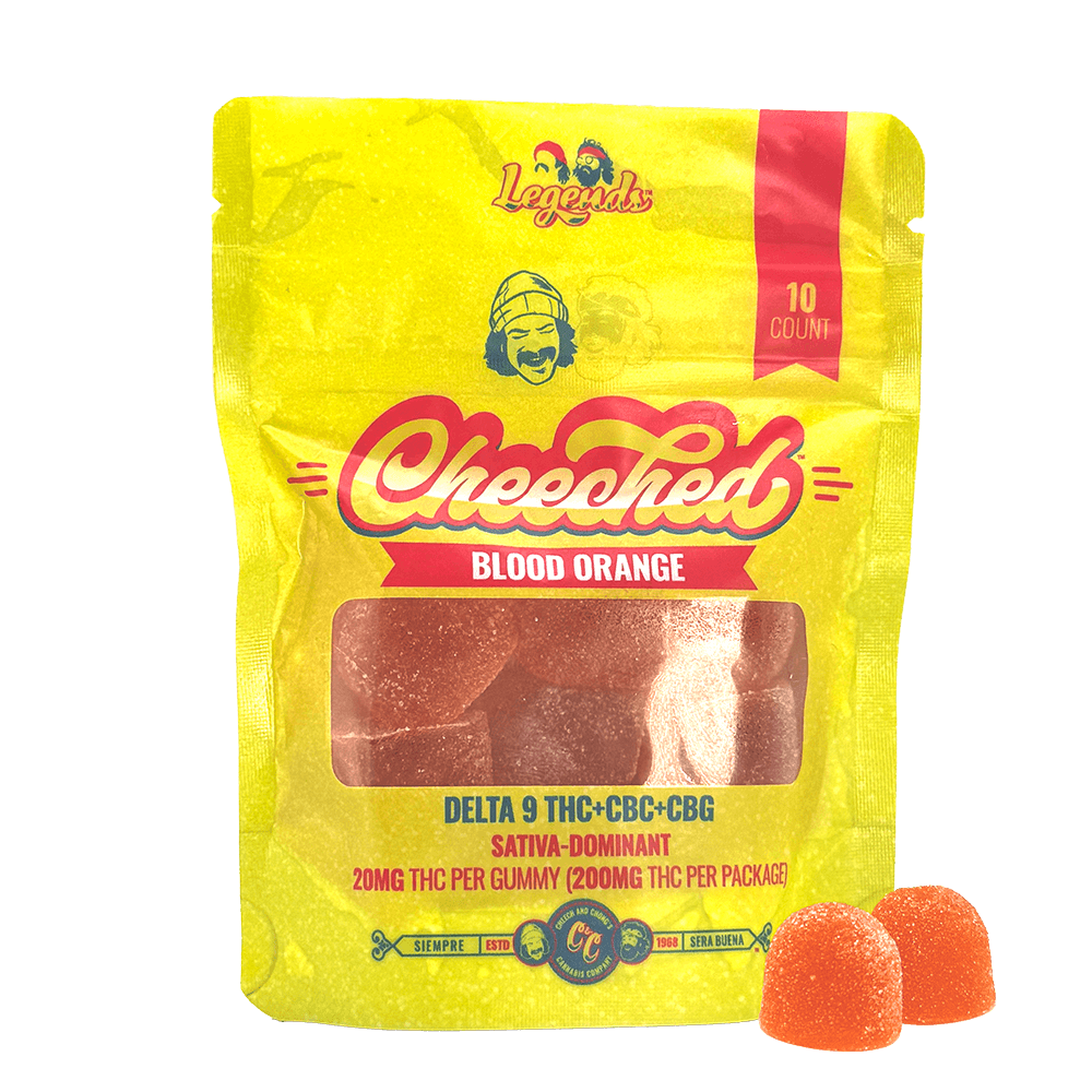 Cheech and Chong's - Legends (D9 THC+CBN+CBD) Delta Gummies - (20mg x 10 Gummies) - MK Distro