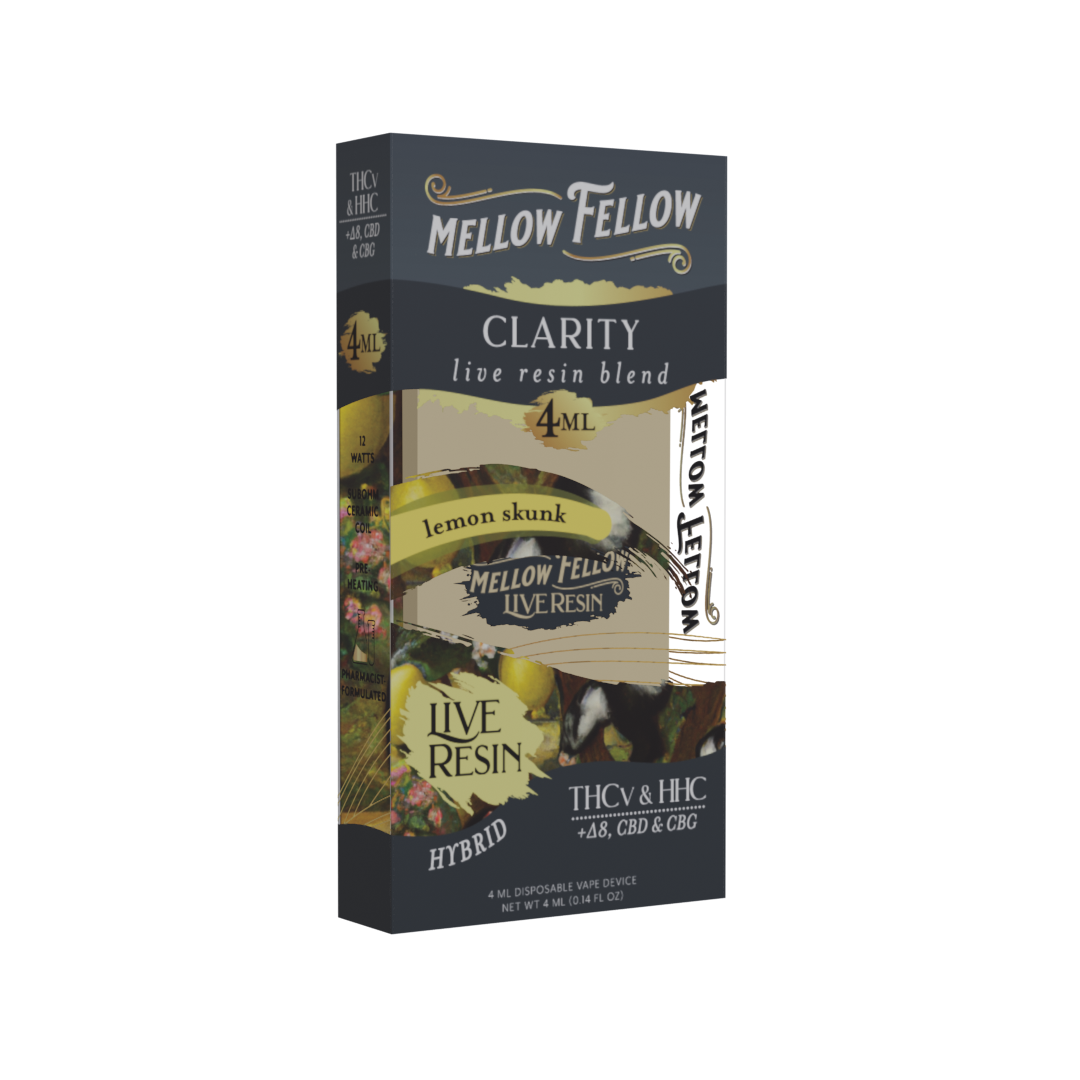 Mellow Fellow Live Resin - Hemp Disposables (4mL x 6) - MK Distro