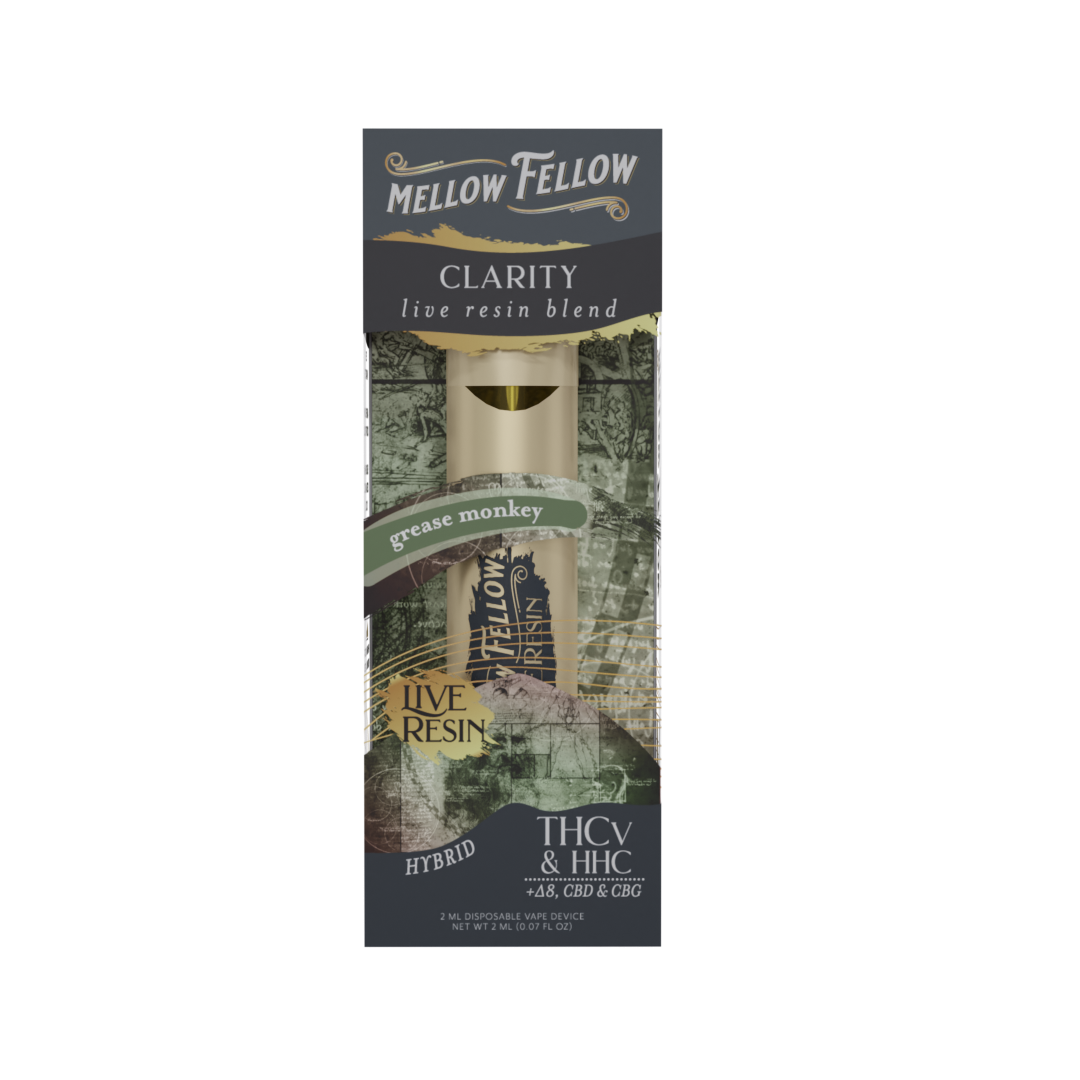 Mellow Fellow Live Resin - Hemp Disposables (2mL x 6) - MK Distro