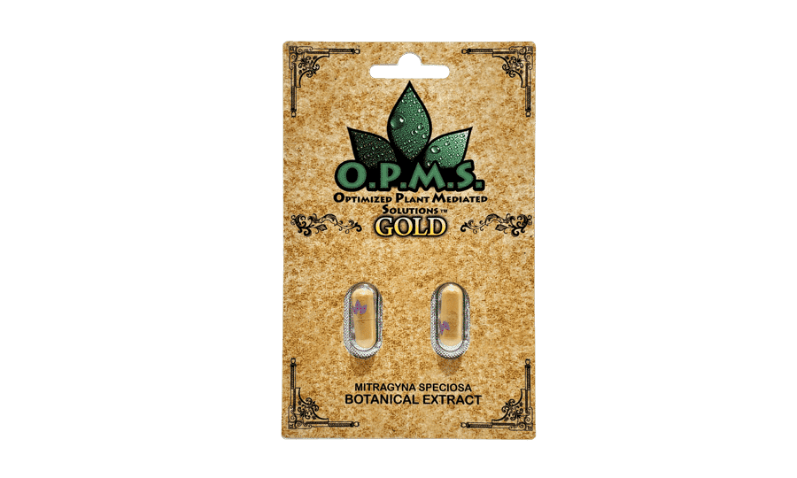 OPMS Gold Capsules - Kratom Capsules - MK Distro