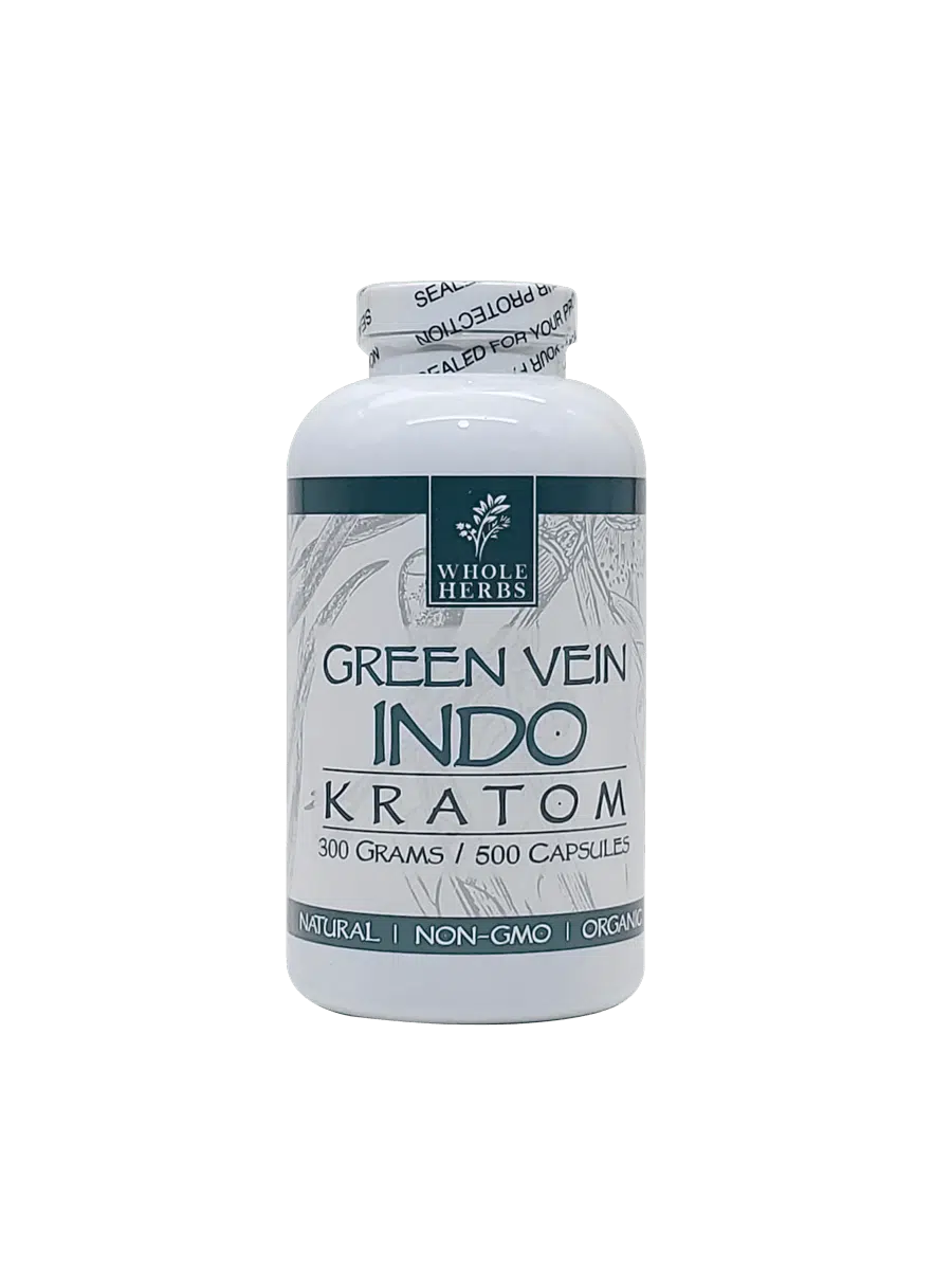 Whole Herbs - Kratom Capsules (500ct / 300g) - MK Distro