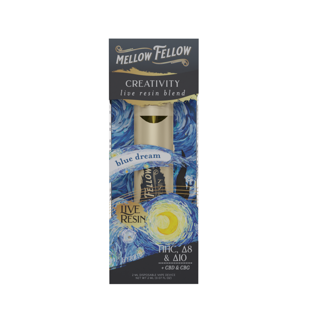 Mellow Fellow Live Resin - Hemp Disposables (2mL x 6) - MK Distro