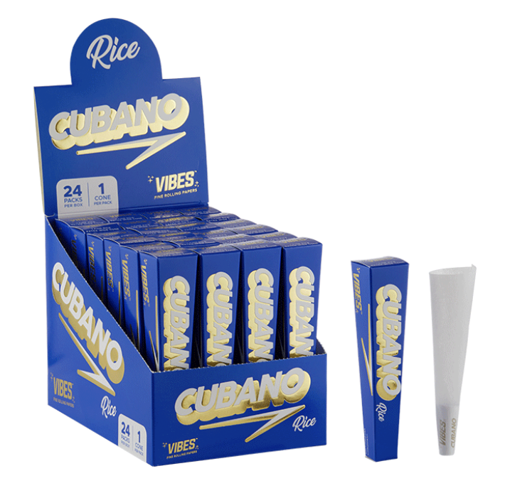 Vibes - Rice Cubano  - Cones (24Packs x 1 Cone) - MK Distro