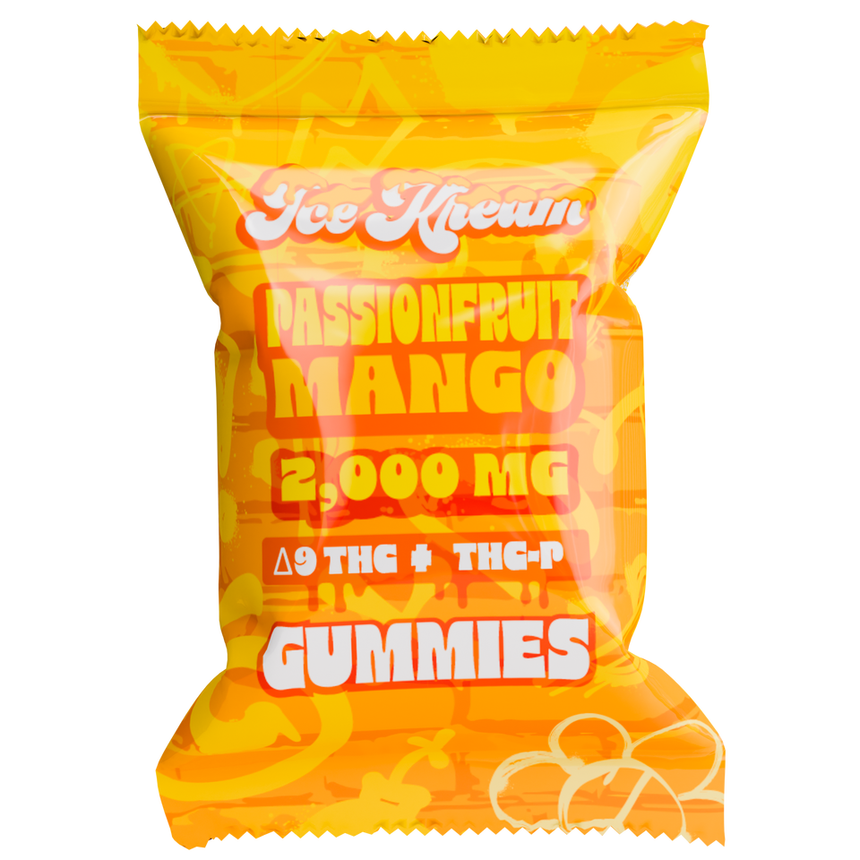 Ice Kream D9 + THC - Hemp Gummies (2000mg) (Display of 120)