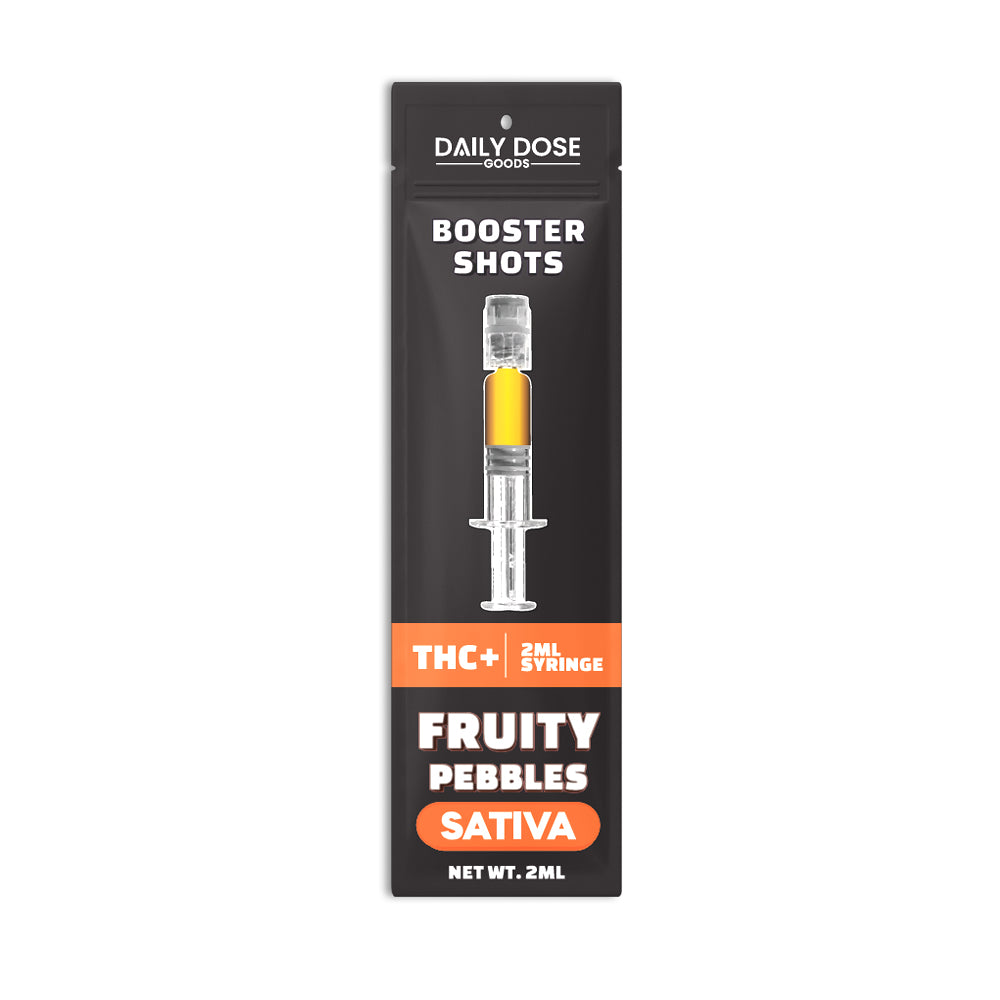 Daily Dose Goods Booster Shots Syringe - Hemp Drinks & Shots (2ml) (Display of 10)