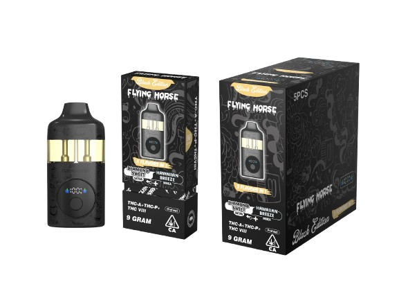 Flying Horse - Black Edition 3 Flavors in One - Delta Disposables (9g) - MK Distro