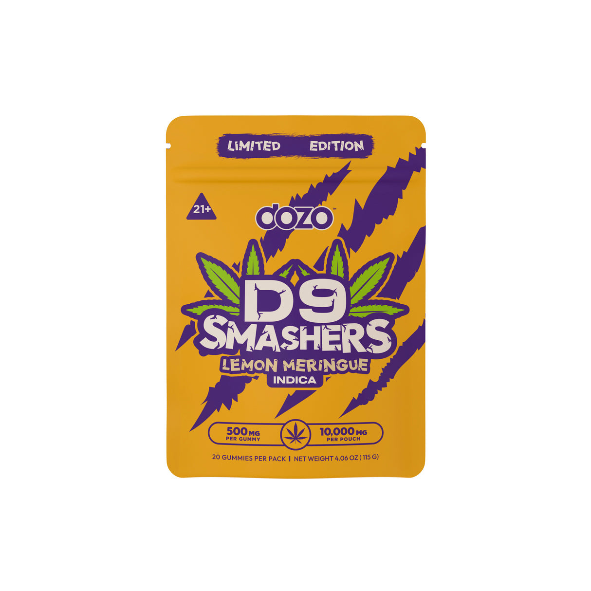 Dozo - D9 Smashers - Delta Gummies (500mg x 20 Gummies) - MK Distro
