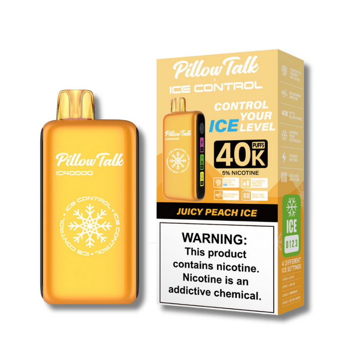 Pillow Talk Ice Control IC40000 - Disposable Vape (5% - 40,000 Puffs) - Box of 5 - MK Distro