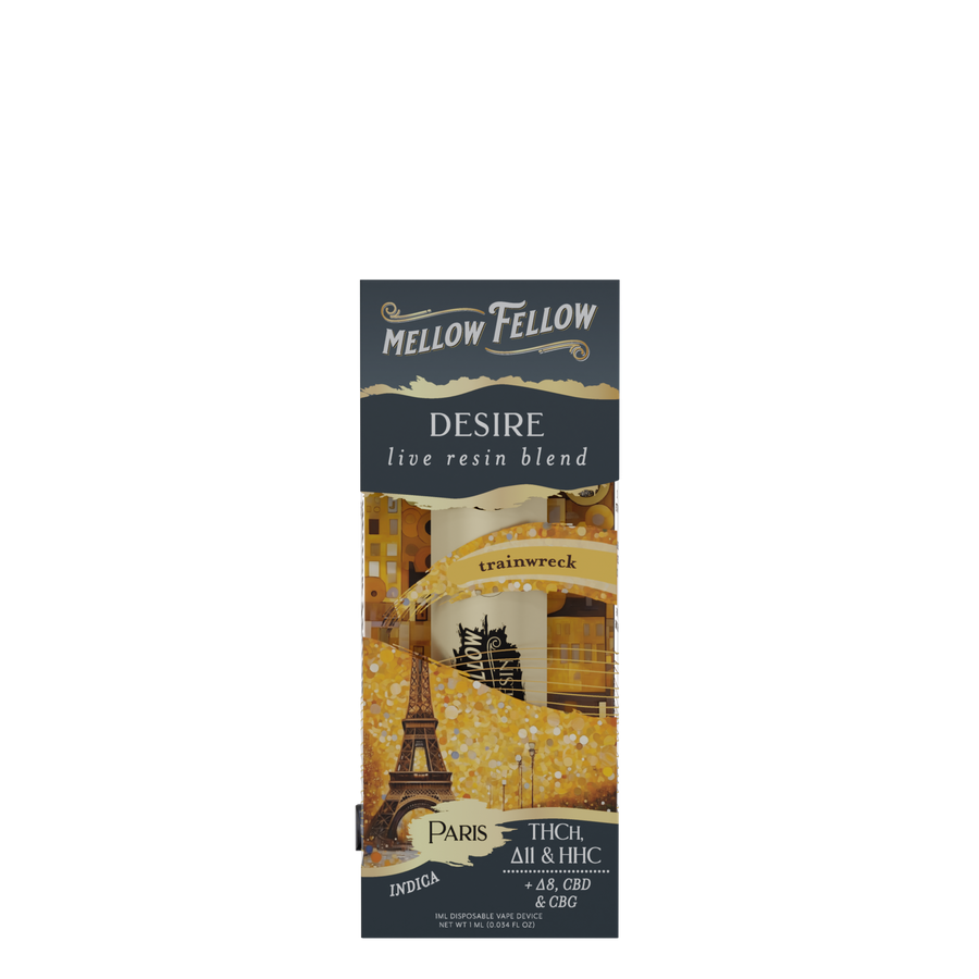 Mellow Fellow - Live Resin - Delta Disposables (1mL x 6) - MK Distro