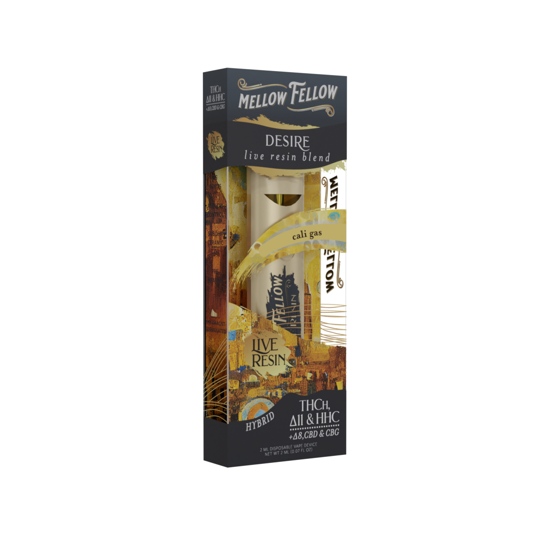 Mellow Fellow Live Resin - Hemp Disposables (2mL x 6) - MK Distro