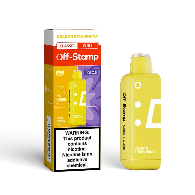 Off Stamp Cube Pod - Disposable Vapes (5% - 25,000 Puffs) - Box of 5 (TEXAS COMPLIANT)