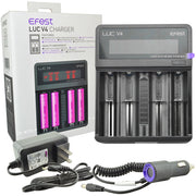 Efest - LUC V4 4 Bay Lcd Channel Battery Charger - MK Distro