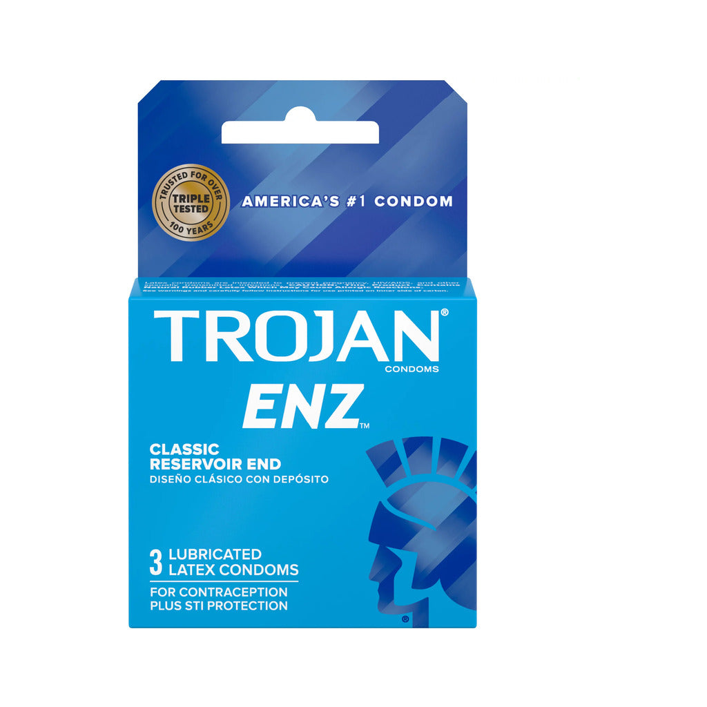 Trojan Condom - ENZ Lubricated - Pack of 6 - MK Distro
