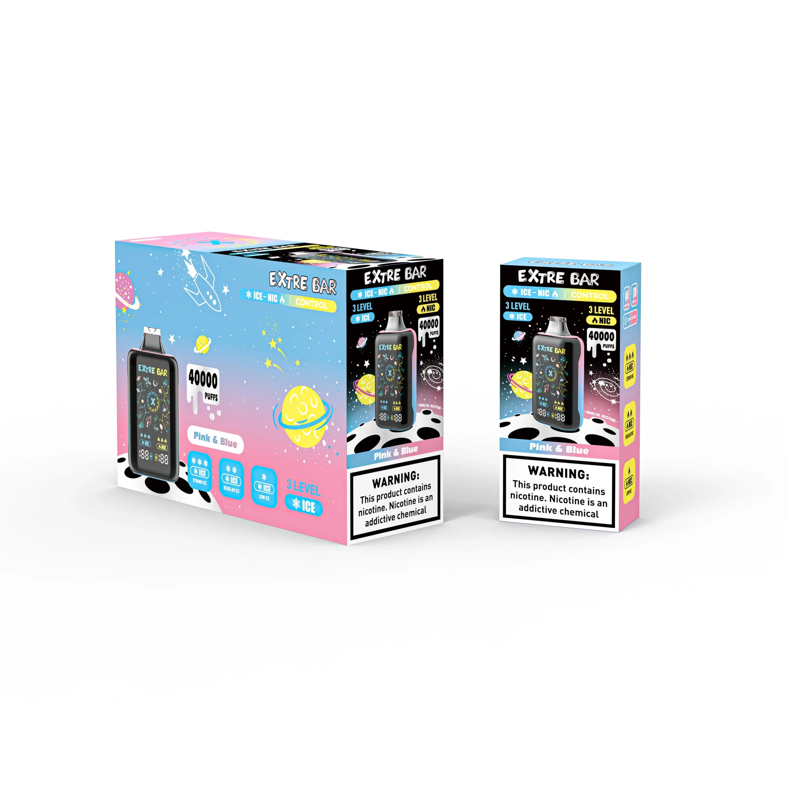 Extre Bar - Disposable Vape (5% - 40,000 Puffs) - Box of 5 (TEXAS COMPLIANT)