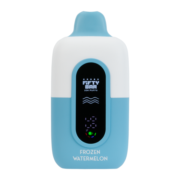 Fifty Bar  - BUILT IN USA (5% Nixodine - 20,000 Puffs) - Box of 5 (TEXAS COMPLIANT) - MK Distro