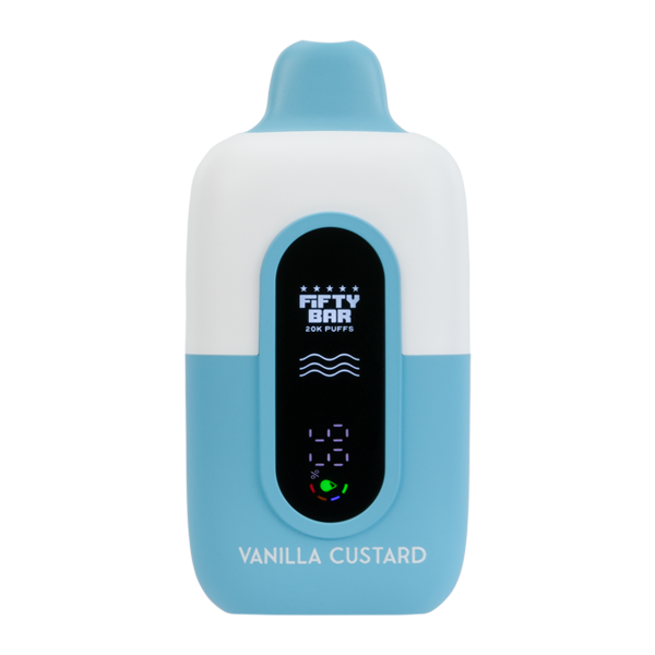 Fifty Bar  - BUILT IN USA (5% Nixodine - 20,000 Puffs) - Box of 5 (TEXAS COMPLIANT) - MK Distro