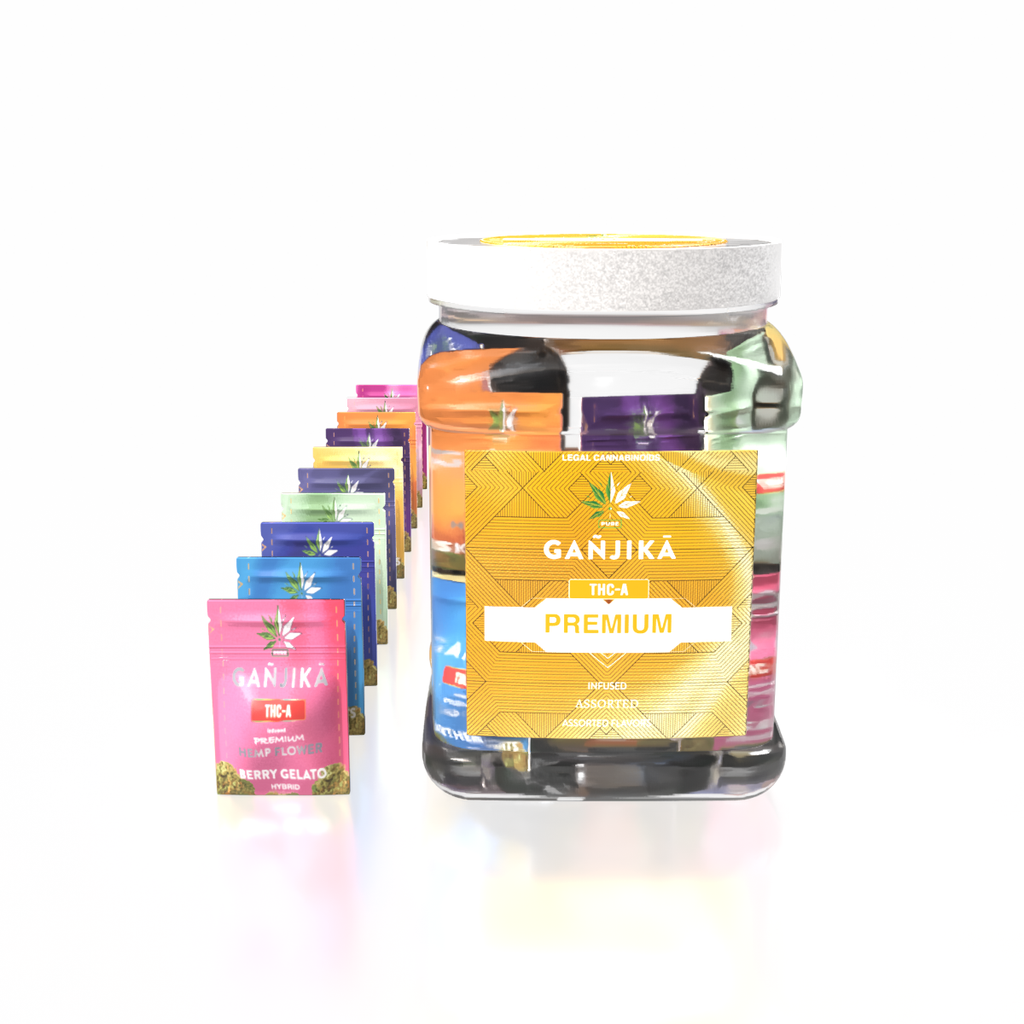 Ganjika - THC-A Indoor Reserve 1gm Flower - (Jar of 25) - MK Distro