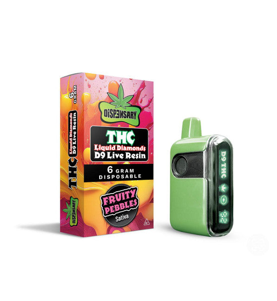 Dispensary D9 Live Resin +THC Liquid Diamonds - Hemp Disposables (6g) - MK Distro