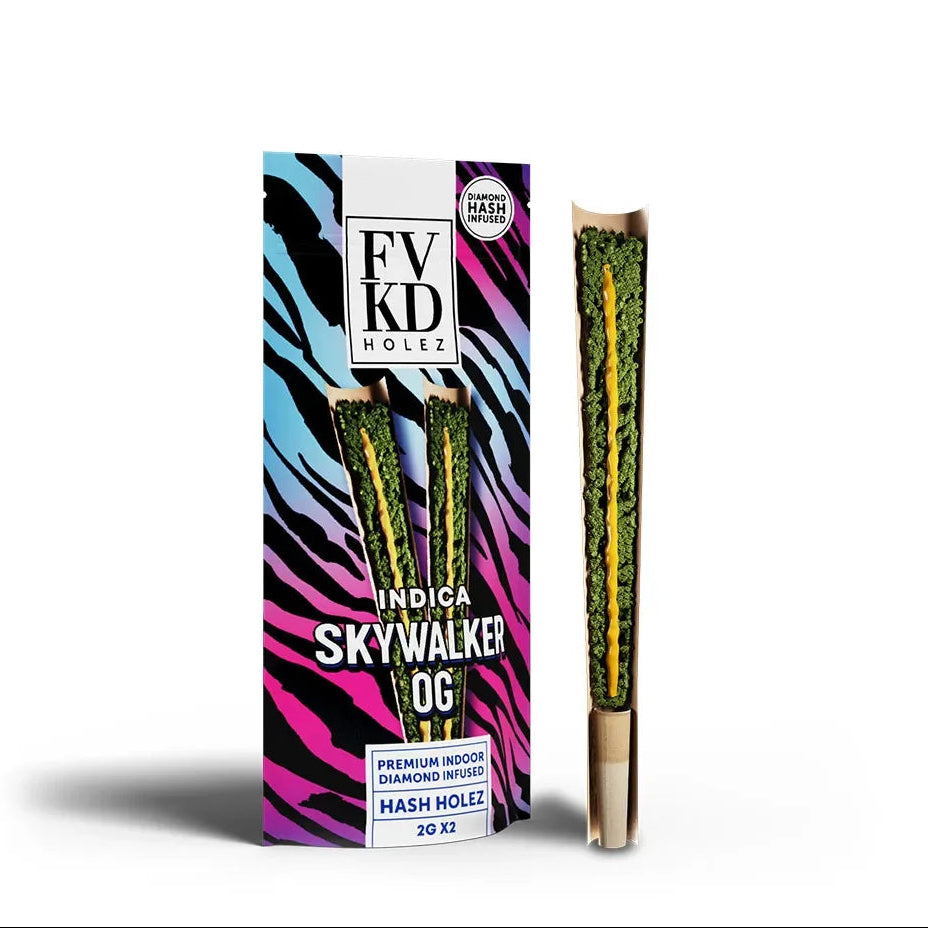 FVKD Hash Holes (THCP) - Hemp Pre-Rolls (2g x 2) (Single)