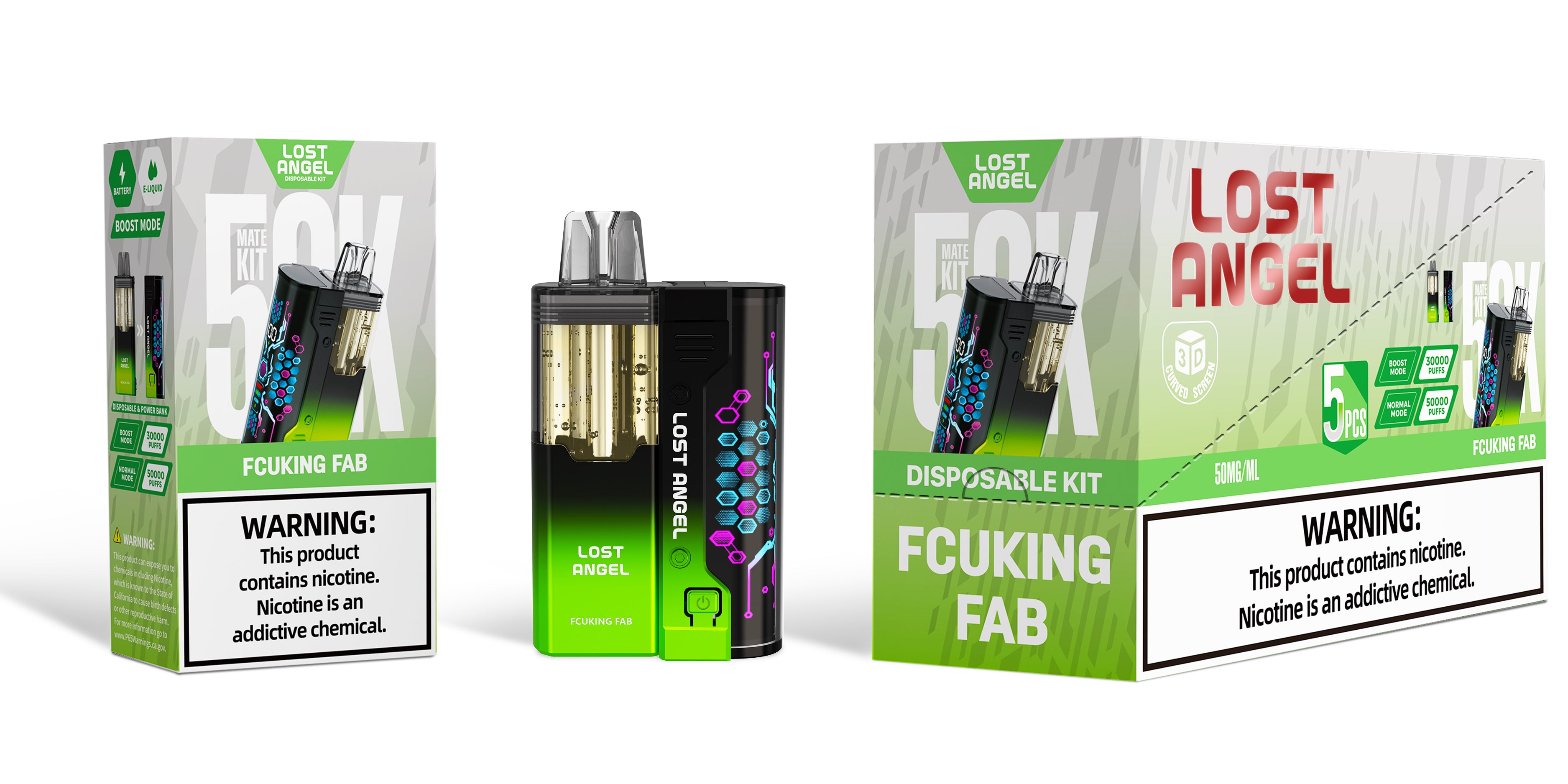 Lost Angel 50K KIT - Disposable Vape (5%) (Box of 5)