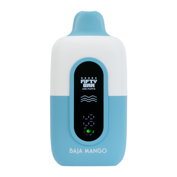 Fifty Bar  - BUILT IN USA (5% Nixodine - 20,000 Puffs) - Box of 5 (TEXAS COMPLIANT) - MK Distro