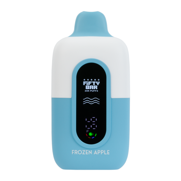 Fifty Bar  - BUILT IN USA (5% Nixodine - 20,000 Puffs) - Box of 5 (TEXAS COMPLIANT) - MK Distro