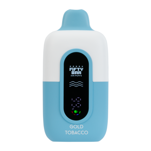 Fifty Bar  - BUILT IN USA (5% Nixodine - 20,000 Puffs) - Box of 5 (TEXAS COMPLIANT) - MK Distro