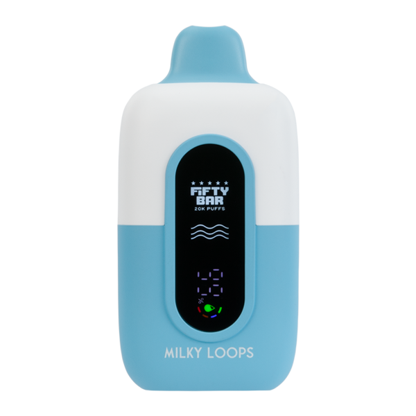 Fifty Bar  - BUILT IN USA (5% Nixodine - 20,000 Puffs) - Box of 5 (TEXAS COMPLIANT) - MK Distro