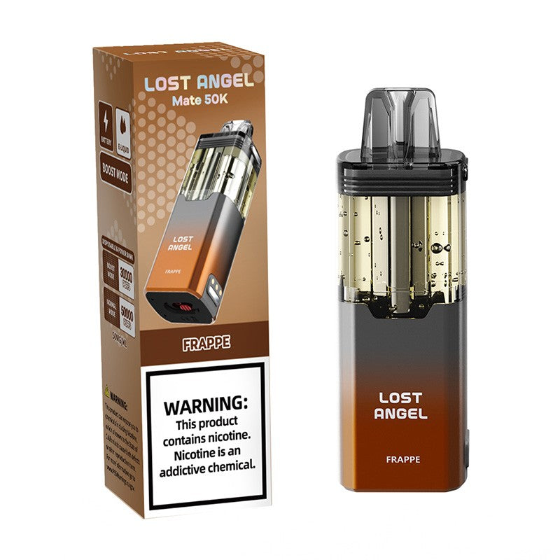 Lost Angel Mate - BUILT IN USA Disposable Pod (5% - 50,000 Puffs) - Box of 5 (TEXAS COMPLIANT)