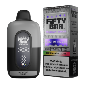 Fifty Bar 20K - Disposable Vape (5%) (Box of 5) - MK Distro