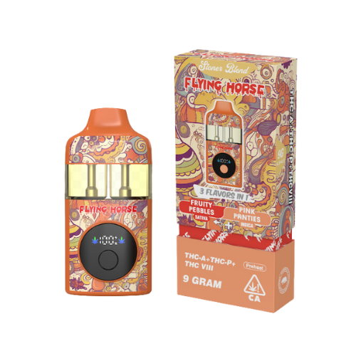 Flying Horse - Stoner Blend 3 Flavors in one  (THCA +THCP +THC VIII) - Hemp Disposables (9g) - MK Distro