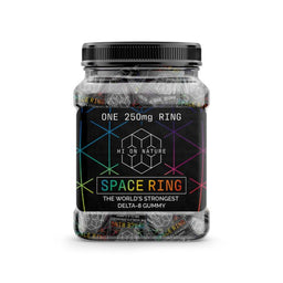 Hi On Nature (HON) -  Space Rings Jar (Delta-8) - Delta Gummies (250mg x 50 Gummies) - MK Distro