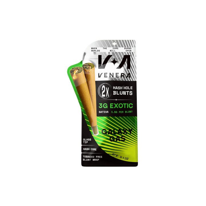 Venera - Exotic Hash Hole Blunts - Hemp Pre-Rolls (3g x 10) - MK Distro