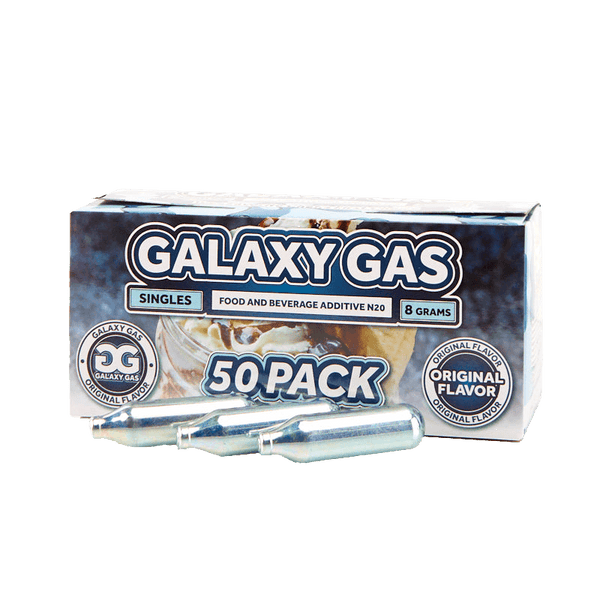 Galaxy Gas - Food and Beverage Additive N2O (8.5g) - Box of 50 - MK Distro
