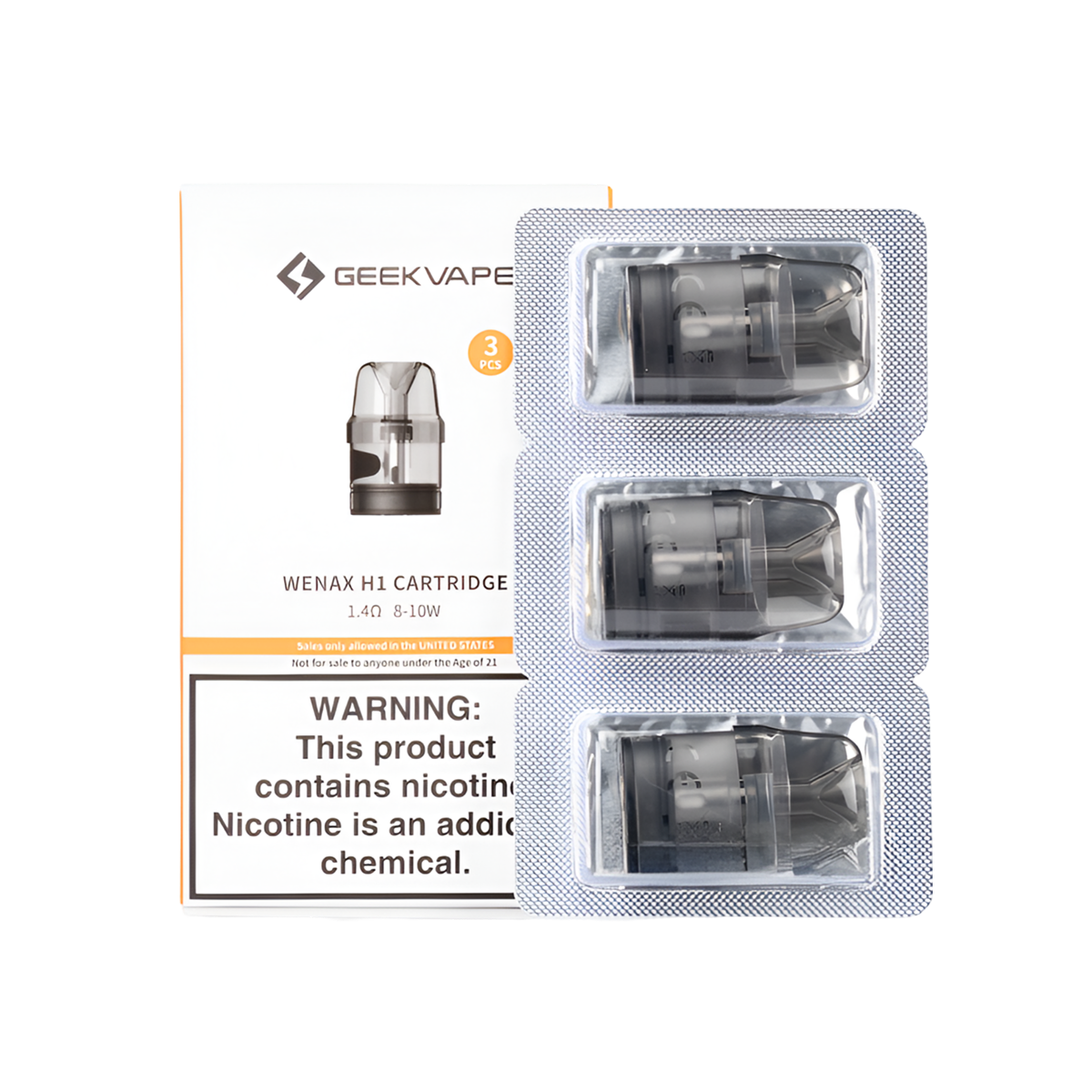 GeekVape - Wenax H1 Replacement Pods (3pcs) - MK Distro
