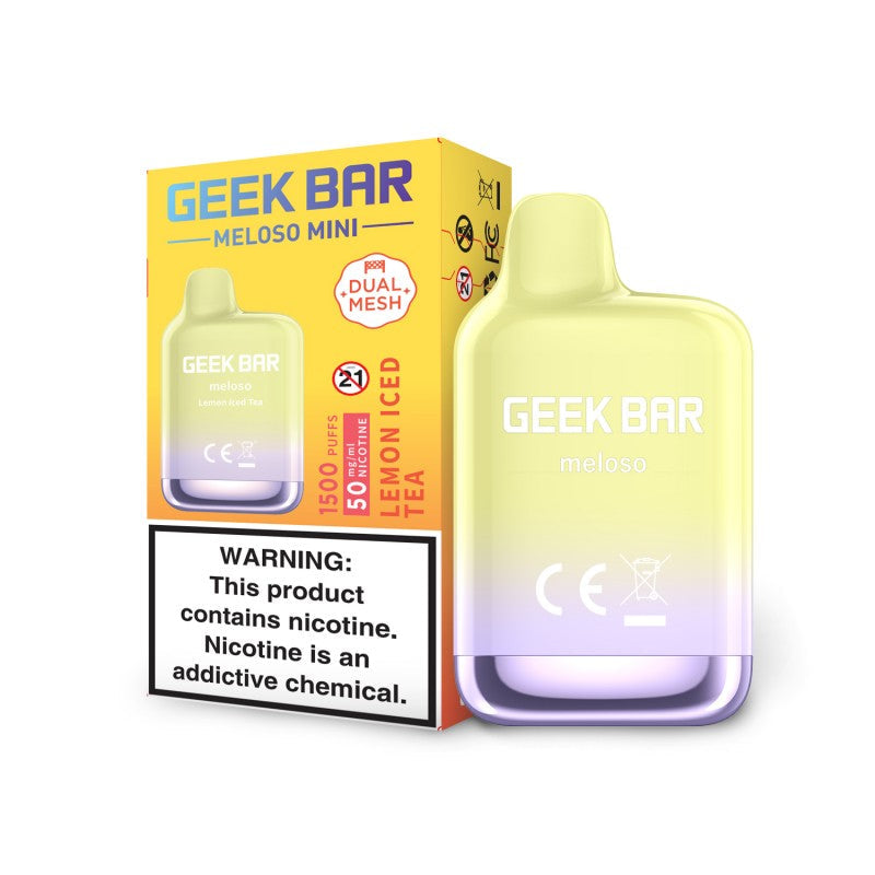 Geek Bar Meloso Mini - Disposable Vape (5% - 1500 Puffs) - Box of 10 - MK Distro