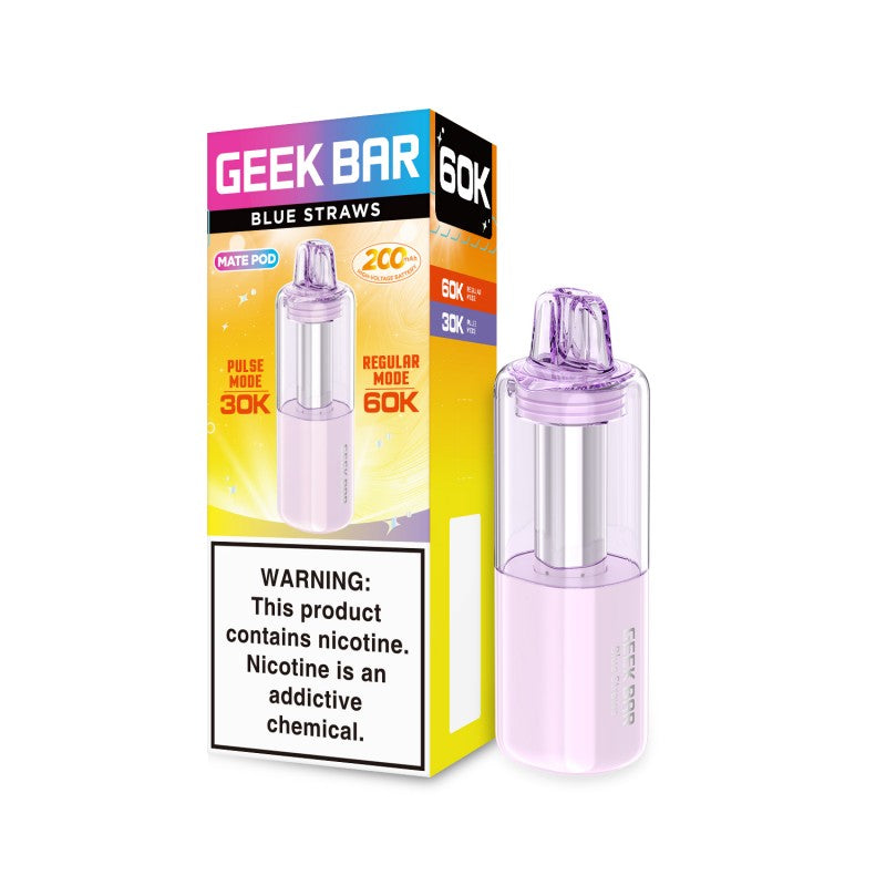 Geek Bar Mate POD 60K - Disposable Vape (5%) (Box of 5) - MK Distro