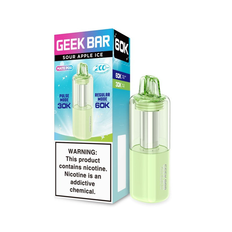 Geek Bar Mate POD 60K - Disposable Vape (5%) (Box of 5) - MK Distro