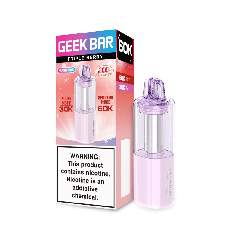 Geek Bar Mate POD 60K - Disposable Vape (5%) (Box of 5) - MK Distro