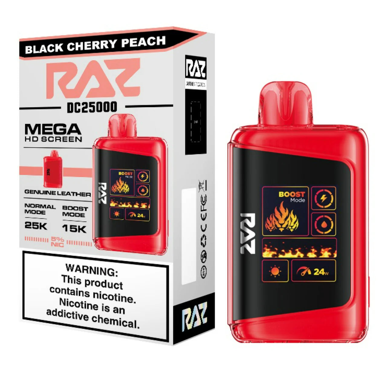 Raz LTX 25000 - Disposable Vape (5% - 25000 Puffs) - Box of 5
