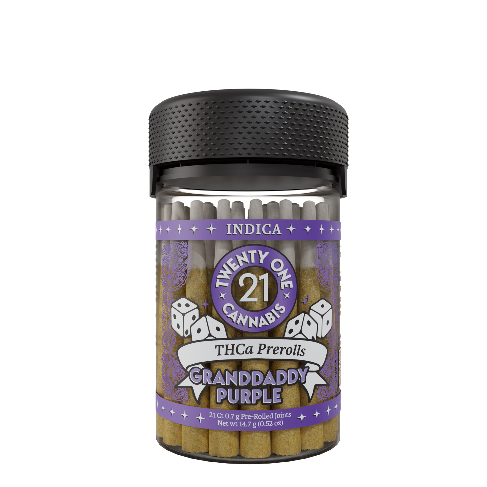 Twenty One Cannabis - THCa Pre Rolls - Hemp Pre Rolls (0.7g x 21 Pre Rolls) - MK Distro
