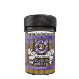 Twenty One Cannabis - THCa Pre Rolls - Hemp Pre Rolls (0.7g x 21 Pre Rolls) - MK Distro