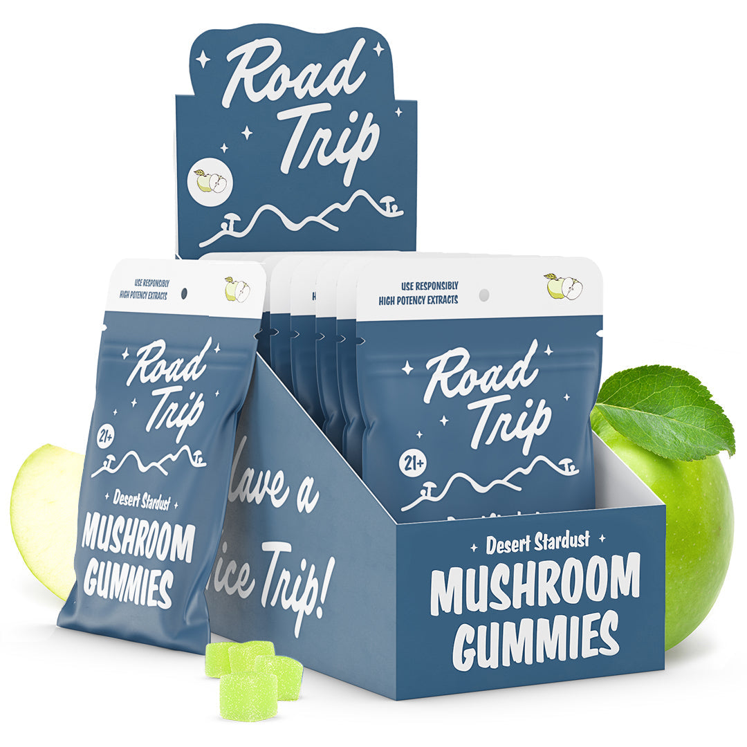 Road Trip - Mushroom Vegan Gummies 2ct (Box of 30) - MK Distro