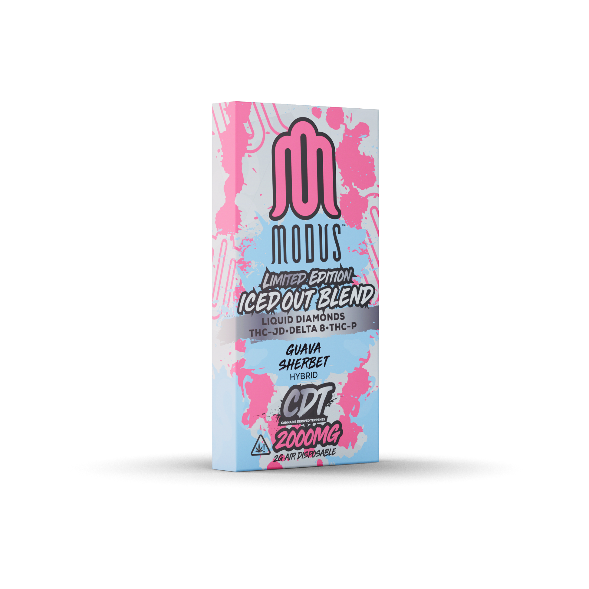 MODUS - Iced out Blend Air (THC-A Liquid Diamond + THC-JD + D8 + THCP) - Hemp Disposable (2g x 5) - MK Distro