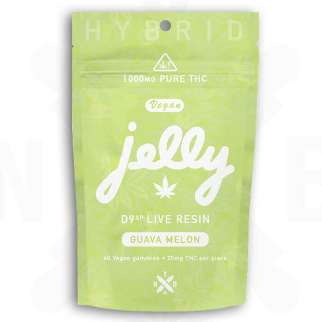 NYB Jelly - THC+ D9 XP Live Resin Vegan - Delta Gummies ( 20mg x 40 Gummies)