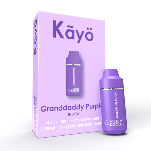 The Hemp Doctor - Kayo Live Resin (D8 + D9 + HHC + HHCP + D9 Live Rosin) - Hemp Disposables (3g x 5) - MK Distro