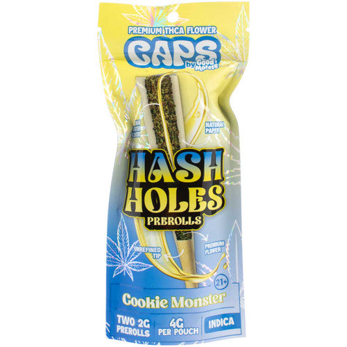 Caps (By Good Morels) - Hash Holes (Premium THCA) Pre-Rolls (2g x 2 Pre-Rolls)