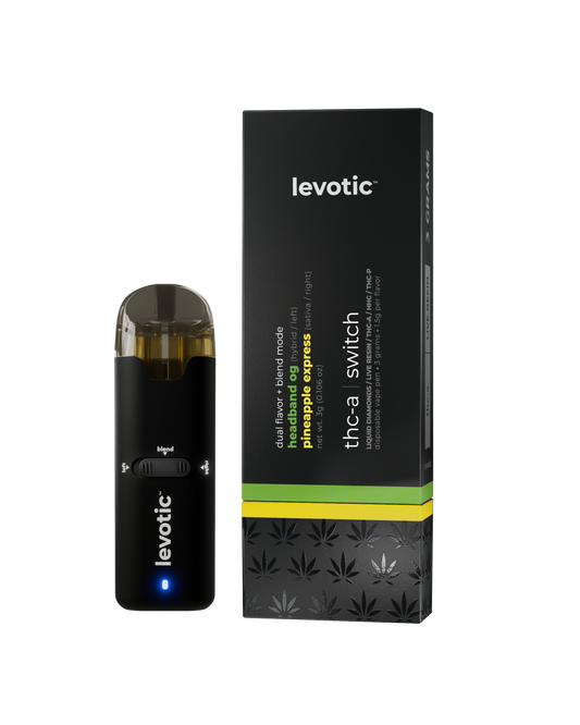 Levotic - THCa Switch(LiquidDiamonds+Live Resin+THC-A+HHC+THC-P)- Premium Blend Delta Disposables (3g)