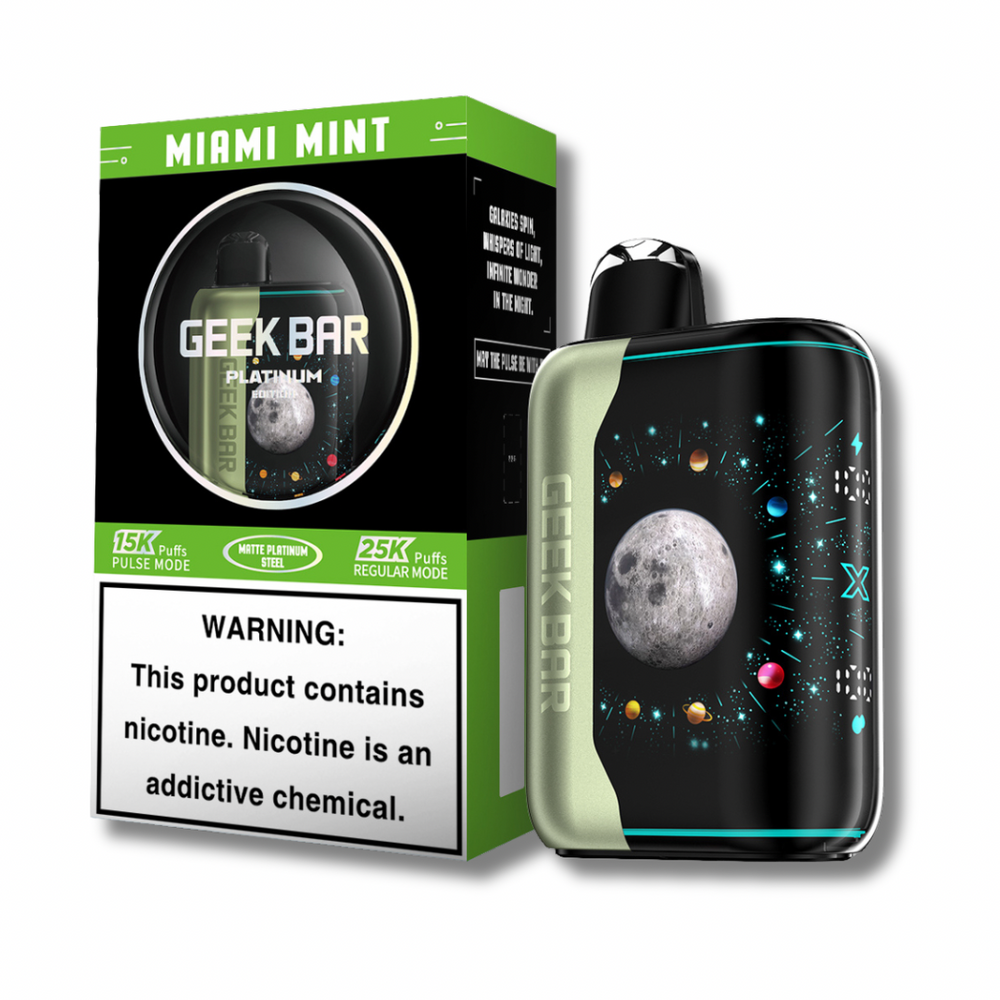 Geek Bar Pulse X Platinum Edition - Disposable Vape (5% - 25,000 Puffs) - Single - MK Distro